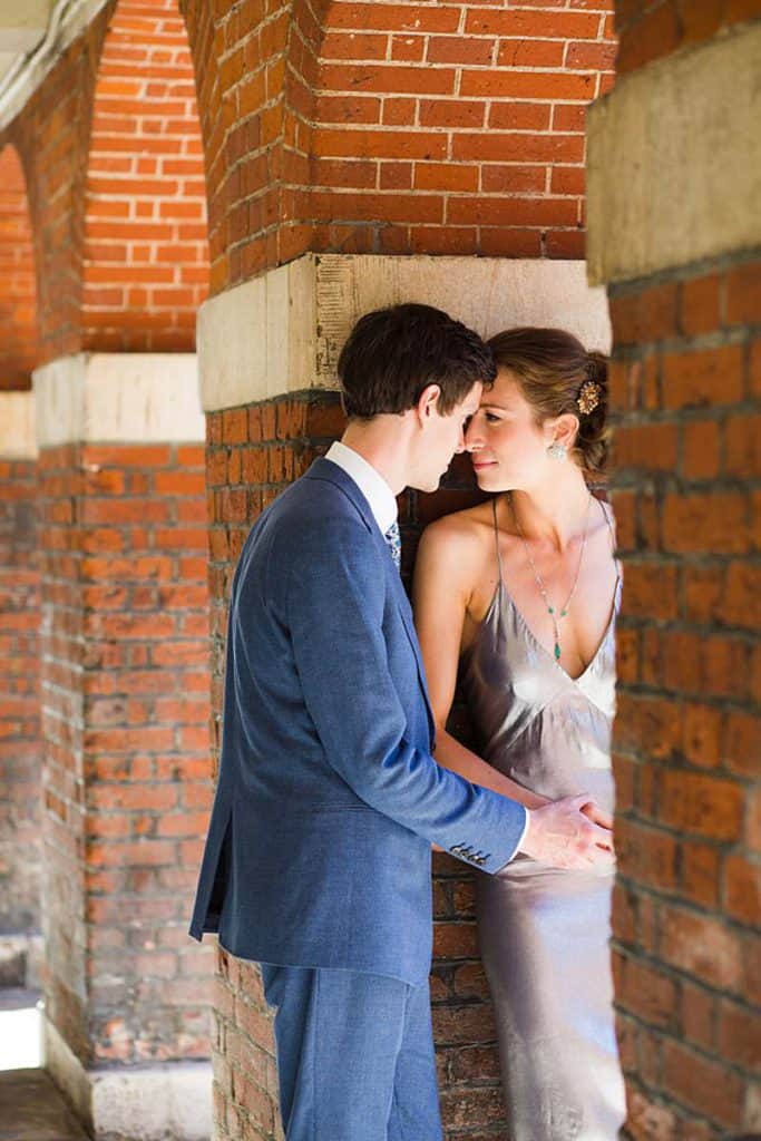 couple-at-townhall-registration-wedding-bride-in-silver-dress